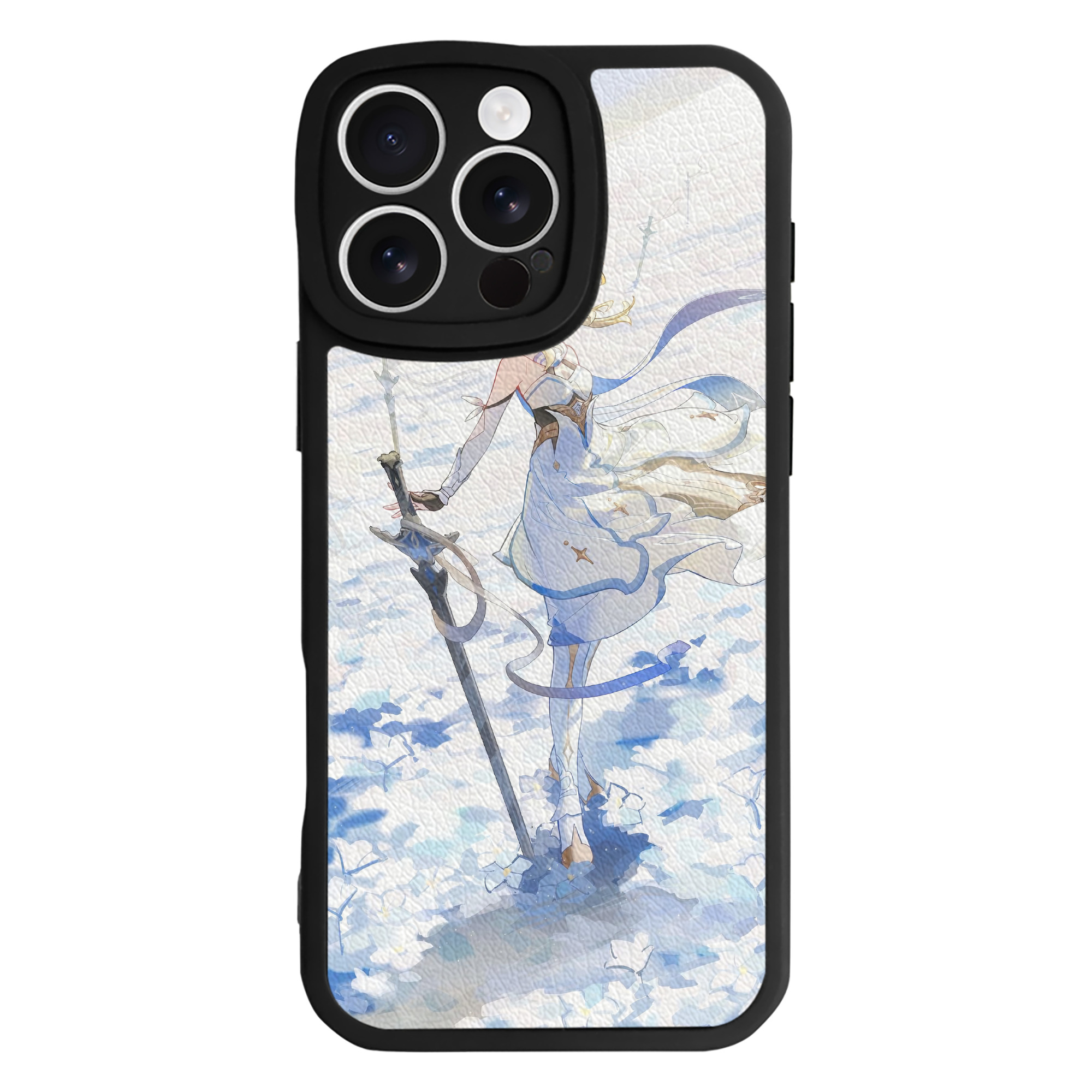 げんし神 genshin 【iPhone 16シリーズ対応】シリコンスマホケース（レザー調） 材質：シリコン